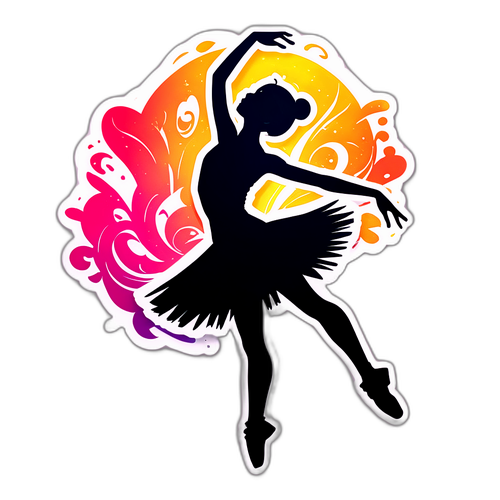 印象的なダンスシルエット