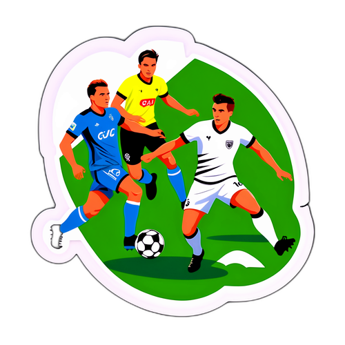 Emotikon Meczu Piłkarskiego