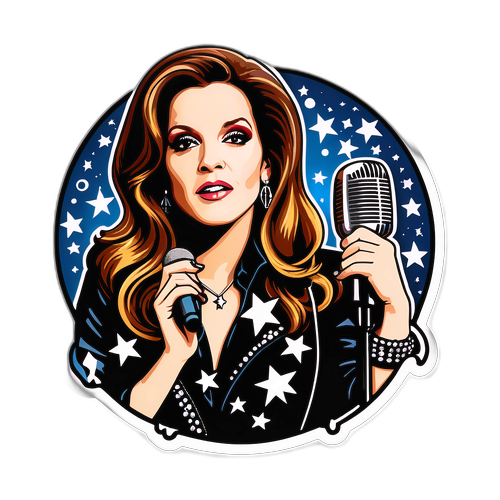 Lisa Marie Presley rockstar -kyltti