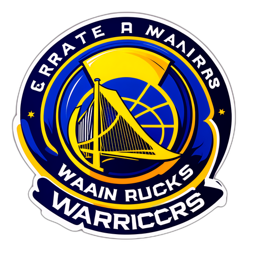 勇士隊與小牛隊比賽貼紙