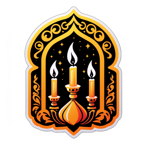 Sticker 10 Muharram Dengan Motif Agama
