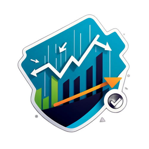 Trendy Stock Market Trend Sticker