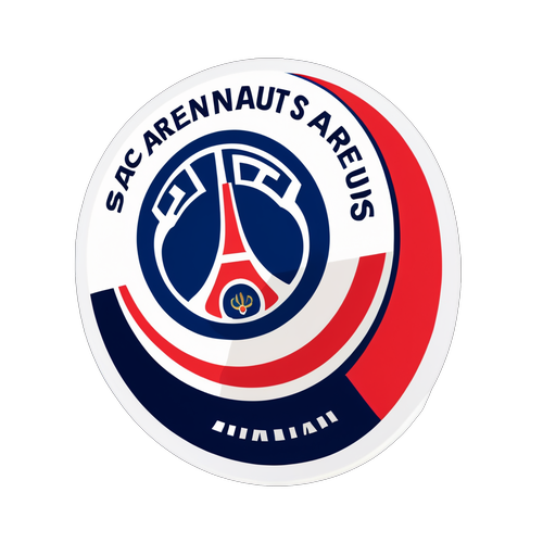 PSG - Arsenal Matchdag Klistermærke