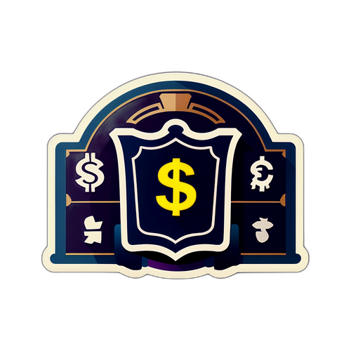 Elegante Retro-Präsentation für das Thema 'Finanzpolizei'