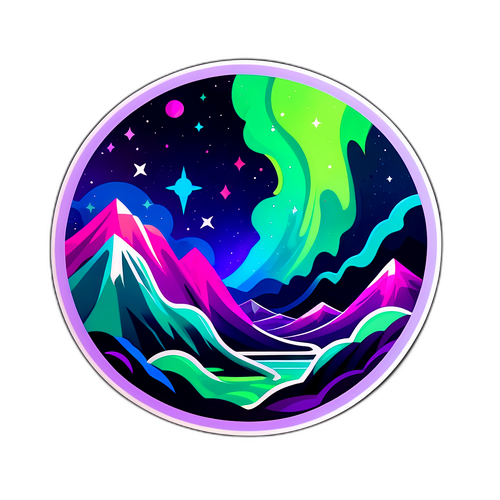 Prognoza zorzy sticker