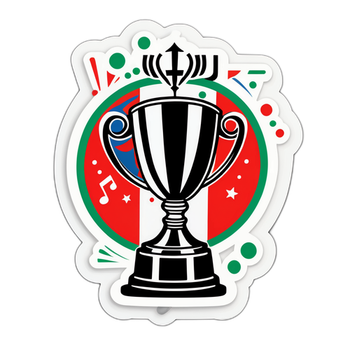 İtalya Kupası Tasarımı Stickerı