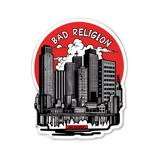 Adesivo da Banda Bad Religion