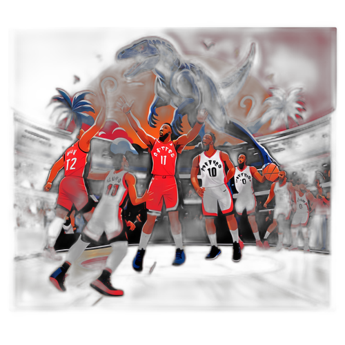 Raptors vs. Heat Action Scene