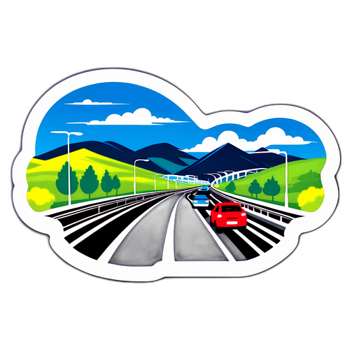 Peisaj Urban din România cu Autostrada A7