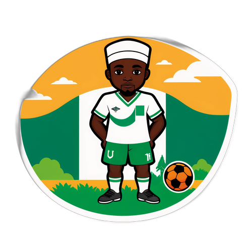 Mandhari ya Nigeria yenye Mpira wa Miguu