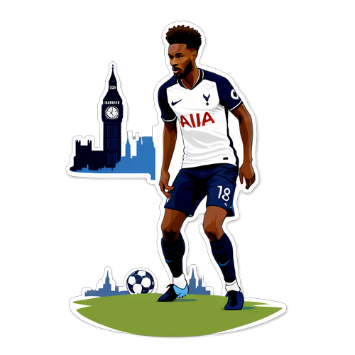 Opplev Spenningen: Tottenham-stjernen Dribler Gjennom Londons Fantastiske Skyline!