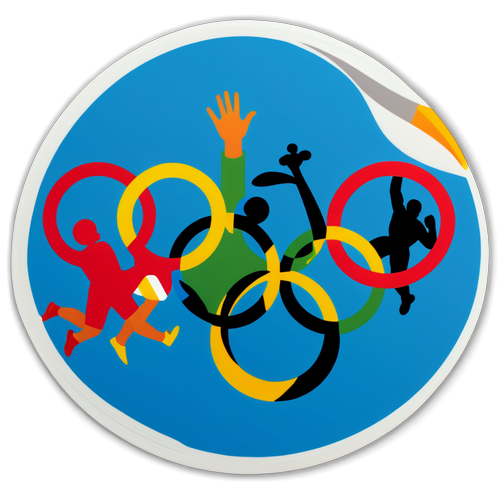 Feel the Thrill of the Olympics! Unleash Your Inner Champion with This Must-Have Sticker!