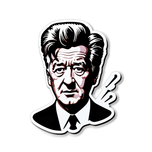 En retro filmkaraktär inspirerad av David Lynch