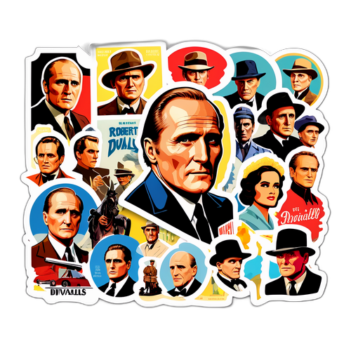 Sticker Vintage Gaya Robert Duvall