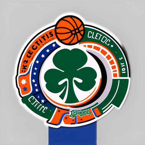Autocollant pour le match Celtics – Knicks