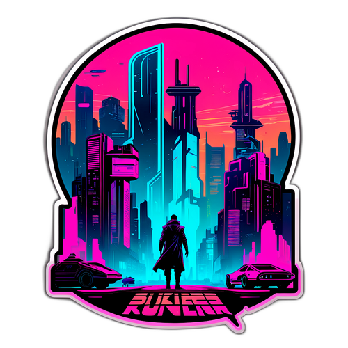Sticker w motywie Blade Runner 2049