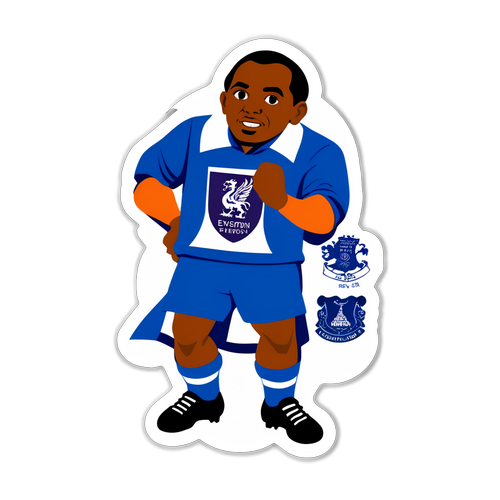 Everton'un Futbol Tarihini Yansıtan Sticker