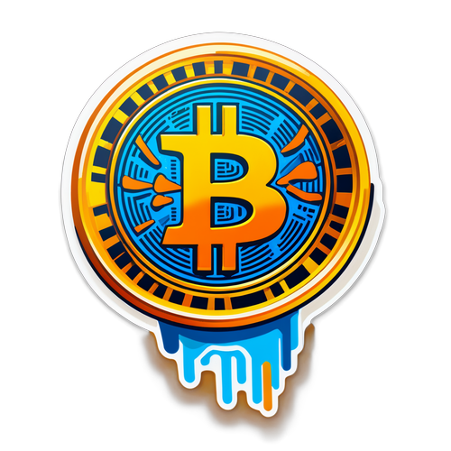 Sticker Bitcoin - Đầu tư cho tương lai