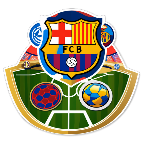 Jalkapallokenttä - Barca vs Inter
