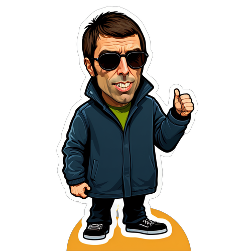 Liam Gallagher: Karikatur mit Charakter