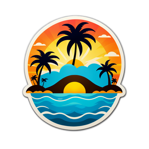 Diseño de un amanecer en la playa