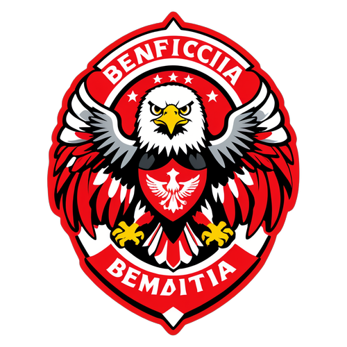 Anga ya Hushujaa: Sticker ya Benfica yenye Kimbunga la Bidii na Upendo