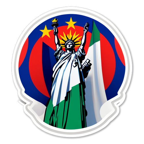 Liberation Day Sticker - Frihetssymbologi