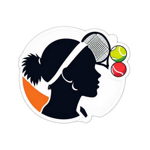 Minimalist Naklejka Sylwetki Aryny Sabalenki
