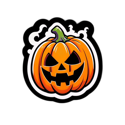 Halloween Ends Kürbisaufkleber