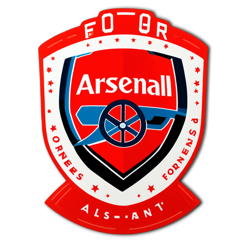 Adesivo Collezionabile Arsenal: 'Forever Arsenal'