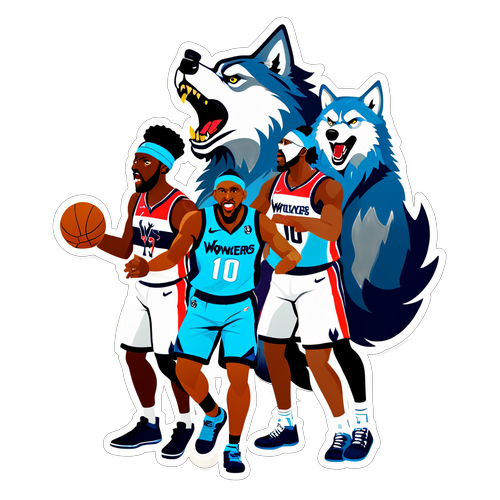 Eksena ng Timberwolves at Wizards