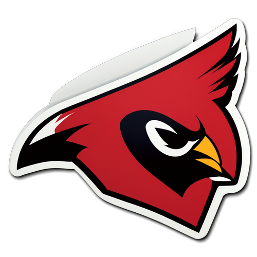 Unleash Your Game Day Spirit with the Arizona Cardinals: A Must-Have Sticker for True Fans!