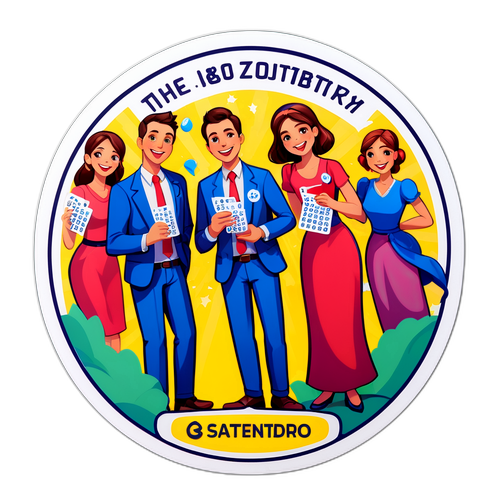 Sticker tổ chức sự kiện cho xổ số