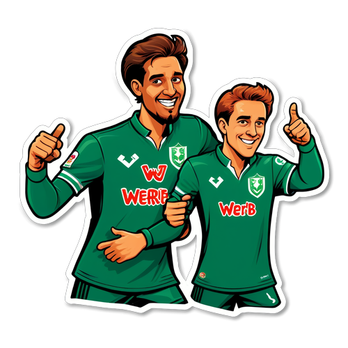 Die witzigsten Sticker der Werder Bremen Spieler – Du wirst nicht aufhören zu lachen!