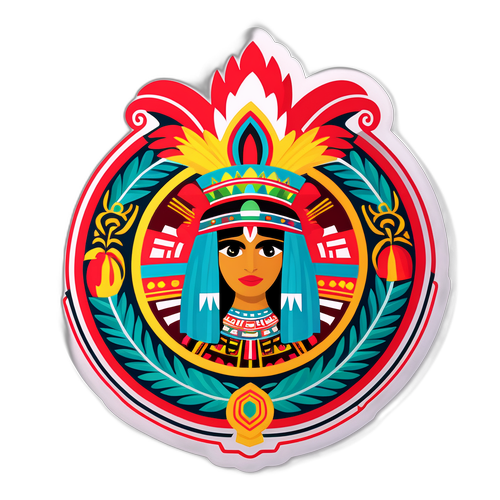 Traditional Peruvian Cultural Sticker