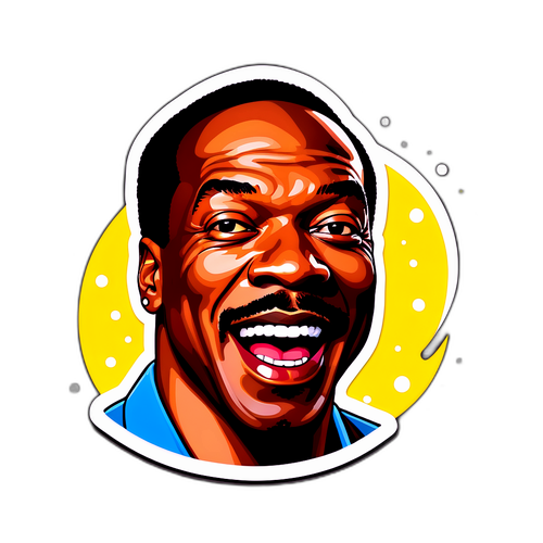 Kul Eddie Murphy klistermärke