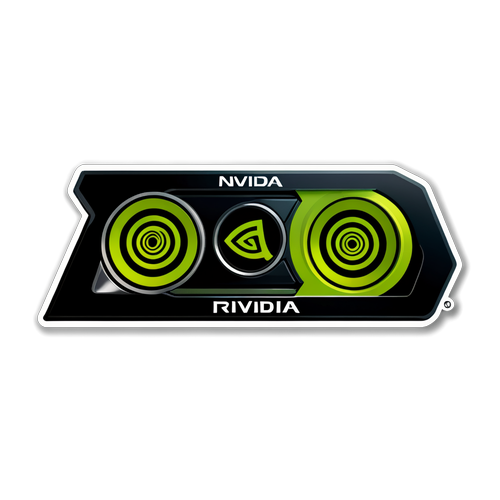 Nvidia RTX 5070 Tech Emblem Sticker