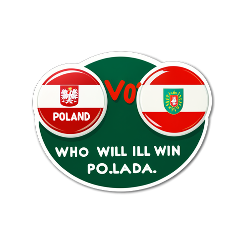 Kto wygra? Polska czy Portugalia? Zabawny projekt naklejki kibica!