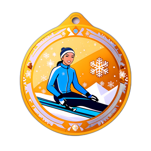 滑雪奖牌