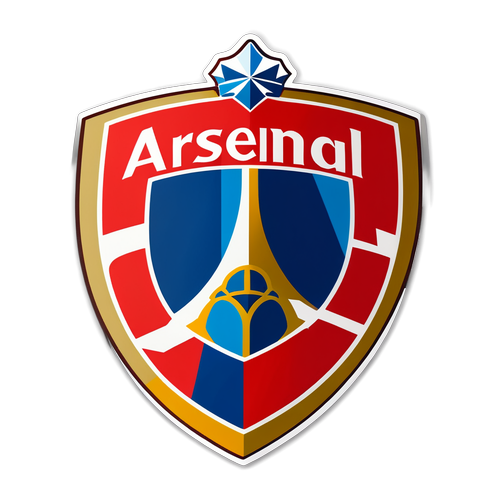 En spændende grafik af Arsenal-emblemet