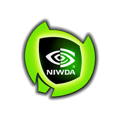 Nvidia-Logo verwandelt sich in einen leuchtenden Grafikchip
