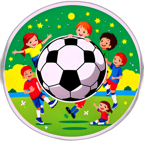 Coupe du Monde U20 avec des enfants heureux