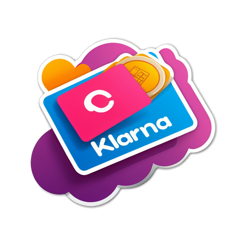 Autocollant Klarna : Une expérience de shopping fluide
