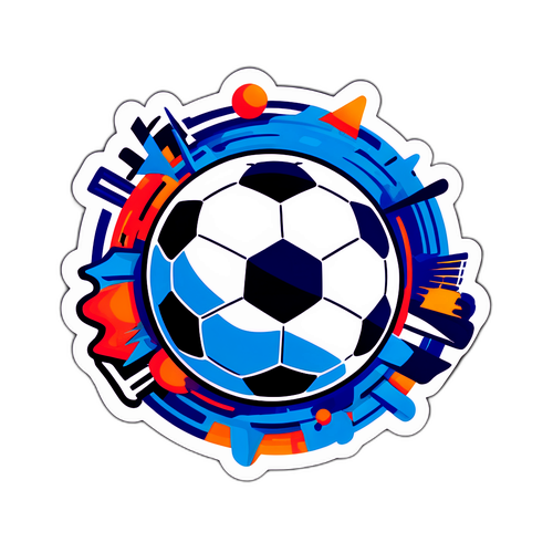 Sticker thể hiện đam mê bóng đá