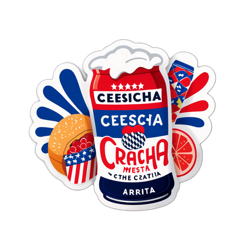 Czechia in Croatia Sticker