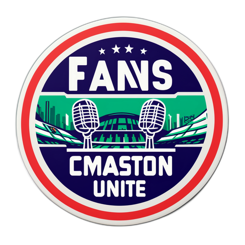 Наклейка «Фанаты, объединяйтесь!»