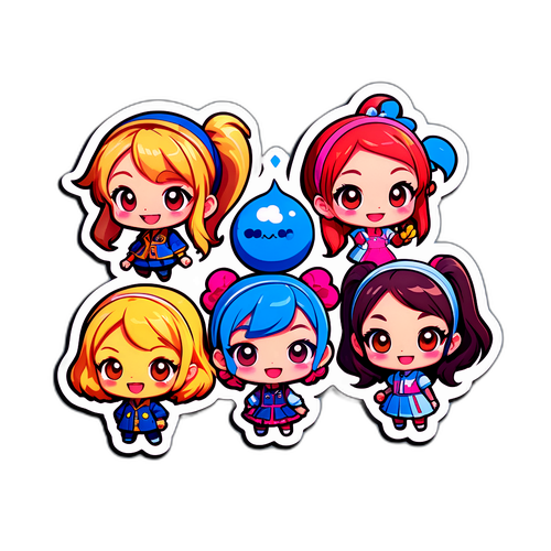 TWICEメンバーの楽しいデフォルメデザイン