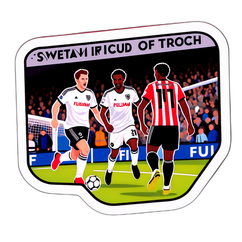 Sticker inspirat de meciul Fulham-Brentford
