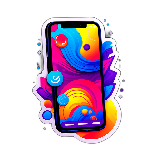 Stylizowana Naklejka iPhone 17