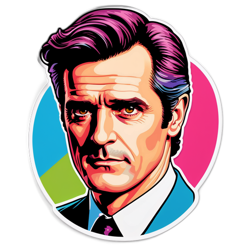 Sticker em Pop Art de Rupert Everett